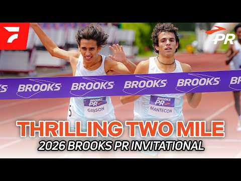 Mantecon & Gibson Fight for 3200m Win | 2026 Brooks PR Invitational