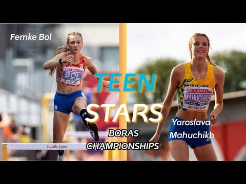 Teen Stars ✨ Femke Bol & Yaroslava Mahuchikh shine at the 2019 European U20 Championships