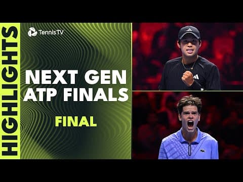 Learner Tien vs Alexander Blockx For The Title 🏆 | Next Gen ATP Finals Highlights