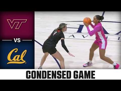Virginia Tech vs. Cal Condensed Game | 2025-26 ACC Women's Basketball