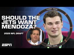 Should the Jets trade up to draft Fernando Mendoza? 📈 'I LOVE IT!' - Peter Schrager | First Take