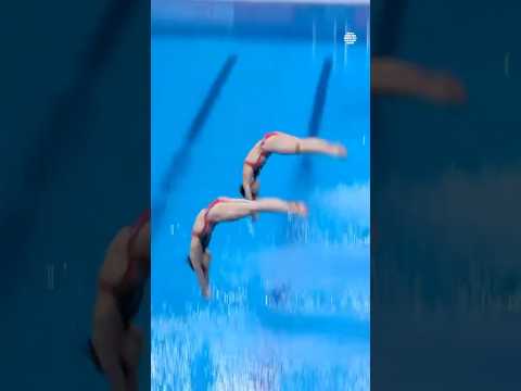 Yani Chang & Yiwen Chen’s Epic Gold-Winning 3m Synchro Dive #Gold