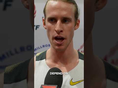Cole Hocker After Winning Millrose Games🔥