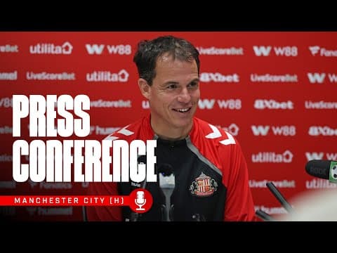 Sunderland vs Manchester City | Régis Le Bris' Premier League press conference!