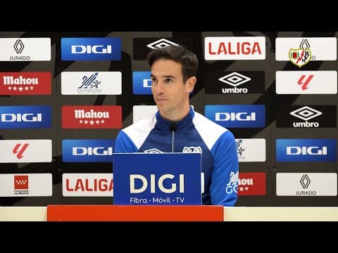 Íñigo Pérez previa Real Ávila CF - Rayo Vallecano de Copa del Rey