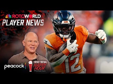 Broncos' backfield cannot be trusted in fantasy | Fantasy Football Happy Hour | NFL on NBC