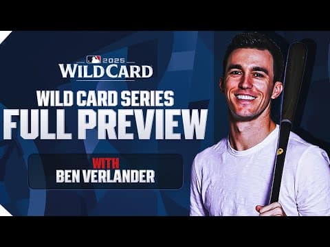 FULL Wild Card Preview and Analysis with Ben Verlander! (Going through all 4 series!)