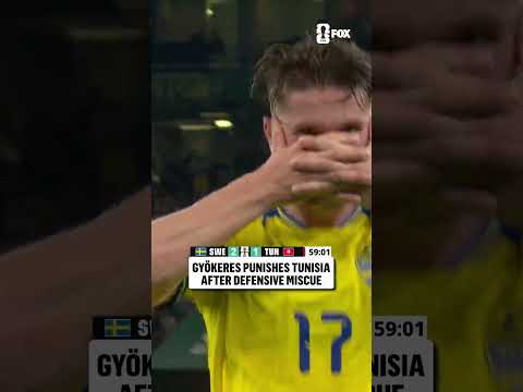 VIKTOR GYÖKERES HAS HIS FIRST FIFA WORLD CUP GOAL!