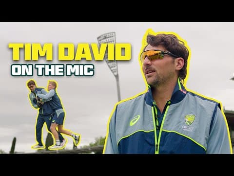'Like the Homer meme': Aussie training with Tim David