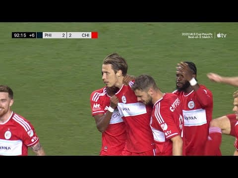 Jack Elliott LATE EQUALIZER for Chicago Fire!!