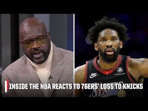 Shaq says he wants to see Embiid dominate second halves after 76ers' loss to Knicks | Inside the NBA