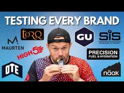 I BOUGHT EVERY ENERGY GEL TO FIND THE BEST ONE! (Perfect To Fuel Marathons & Long Runs!)