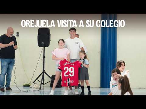 Luis Orejuela vuelve a su colegio para apoyar una causa solidaria