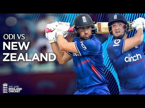 Livingstone Rockets 95* & Malan Hits Century | ODI Highlights | England Men v New Zealand