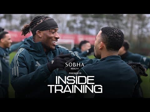 FINISHING WITH RICE, SAKA & GYOKERES 🎯 | Inside Training | Manchester United ready | Premier League