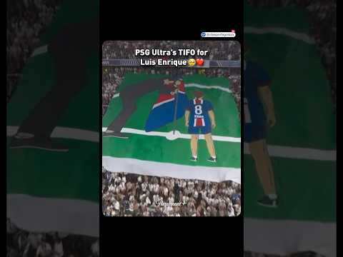 A Heart-warming Tifo for Luis Enrique🥹 | UCL Today | CBS Sports Golazo