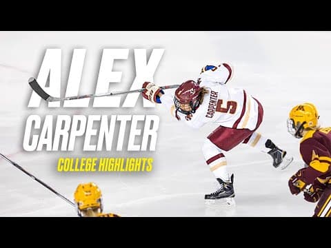 Alex Carpenter college hockey tournament highlights at Boston College