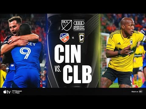 FC Cincinnati vs. Columbus Crew | Full Match Highlights | 2025 Audi MLS Cup Playoffs