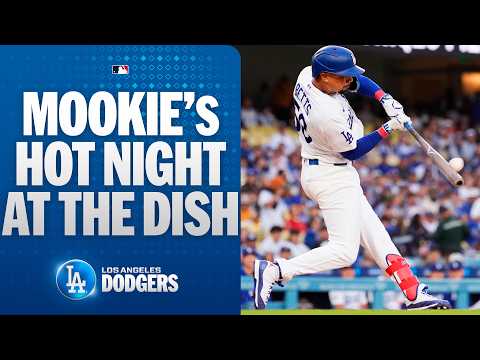 Mookie Betts homers TWICE and collects 3 total hits (5 RBIs) with the Dodgers! | MLB Highlights
