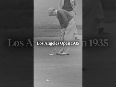The Los Angeles Open back in 1935. 🤯