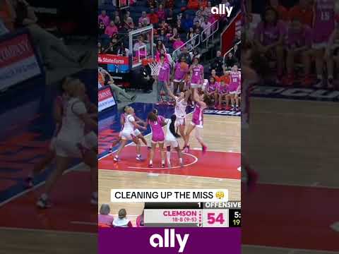 Sophie Burrows was a PROBLEM against Clemson 🔥@ally #syracuse #collegebasketball #womensbasketball