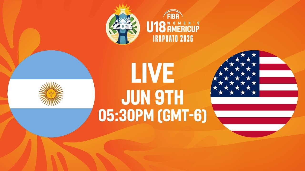 LIVE - Argentina v USA | FIBA U18 Women's AmeriCup 2026