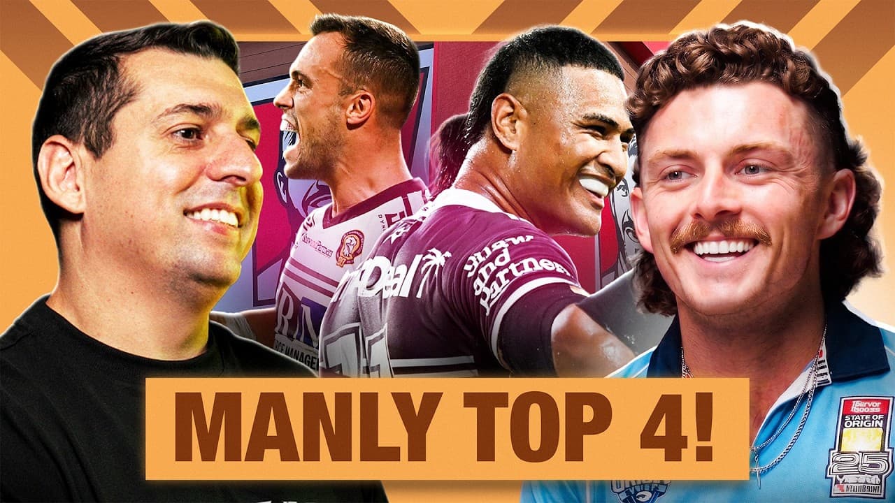 Manly TOP FOUR! CONTROVERSY in the game as FOZBALL rolls on w/ Tom Jaeger and Matty the Waterboy