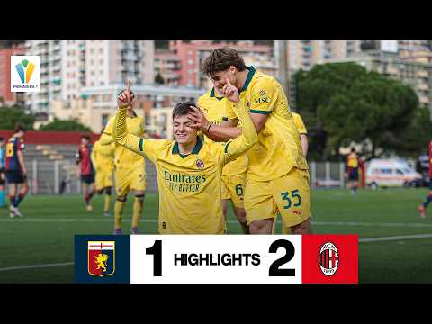 Perera e Domniței a segno nella vittoria esterna | Genoa-AC Milan 1-2 | Highlights Primavera 1
