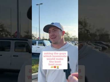 Which Teammate Would Make The Best Best Man? 🤵‍♂️❤️‍🔥