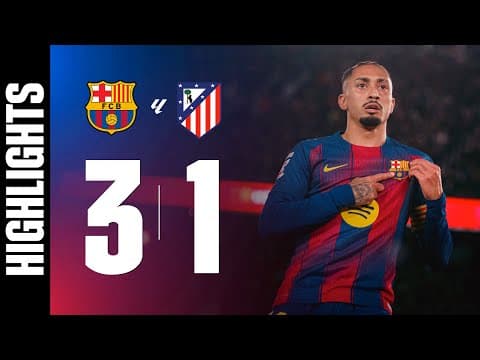 FC BARCELONA 3 vs 1 ATLÉTICO MADRID | LALIGA 2025/26 MD19 🔵🔴