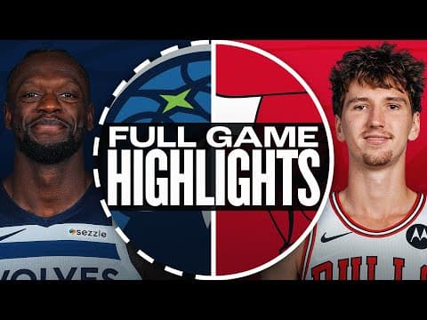 TIMBERWOLVES at BULLS | FULL GAME HIGHLIGHTS | October 16, 2025