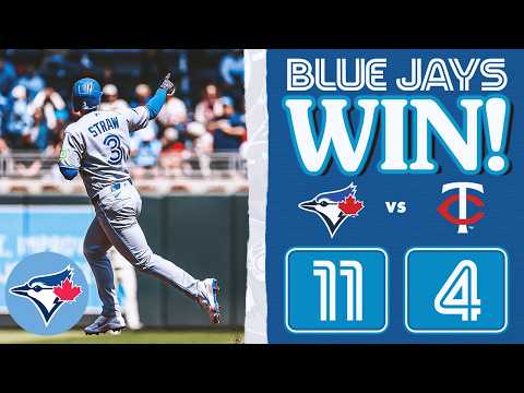 Bats provide the spark, Blue Jays hit double digits against Twins!