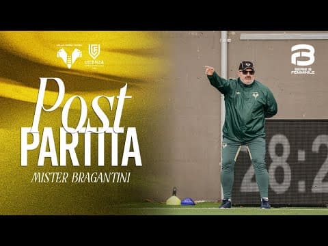 Bragantini: "Ritrovata la solidità in difesa, peccato non aver concretizzato in fase offensiva"