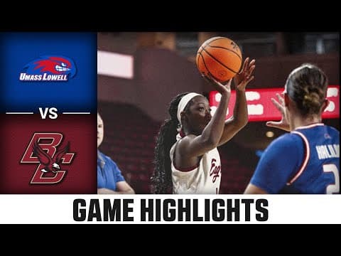 Umass Lowell vs. Boston College Game Highlights | 2025-26 ACC Women's Basketball