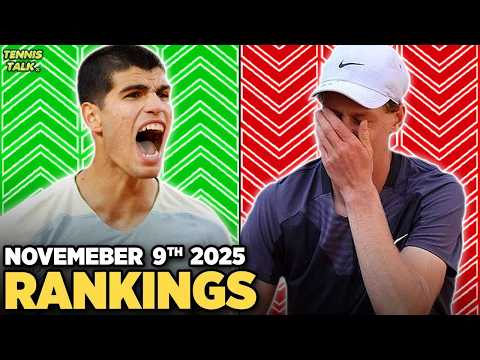 ATP Finals 2025 Locked In | Alcaraz  No. 1 | Sinner Falls | Tennis Rankings