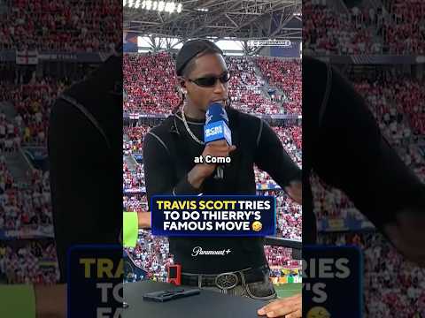 Travis Scott tried to do Thierry’s famous move 🤣
