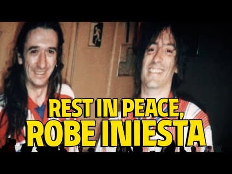 Atlético de Madrid paid tribute to Robe Iniesta, late frontman of the rock band Extremoduro