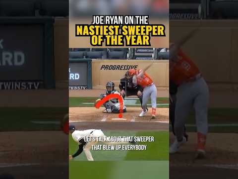 Joe Ryan threw the nastiest sweeper of the year, here's how.