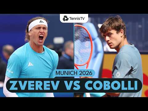 Alexander Zverev & Flavio Cobolli Fight For A Spot In The Final 💥  | Munich 2026 Match Highlights