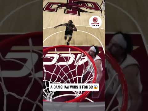 Aidan Shaw on the follow wins it for the Eagles! 👏 #bostoncollege #accbasketball #cbb
