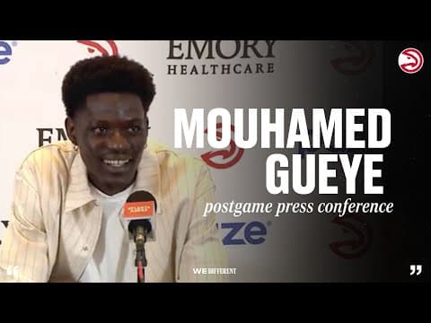 Hawks vs. Lakers Postgame Press Conference: Mouhamed Gueye