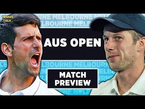 Djokovic vs Van de Zandschulp | Australian Open 2026 | Tennis Talk Preview