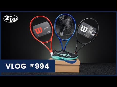 Fresh Tennis Gear Just Landed 👀 Classic Pro Staffs, Ripcord 98 XS & a New Solution Speed 4 |VLOG 994