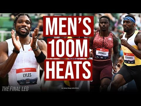 Noah Lyles One & Done, Kenny, Trayvon & Jordan Anthony Confident | USATF Men's 100m Heats Recap