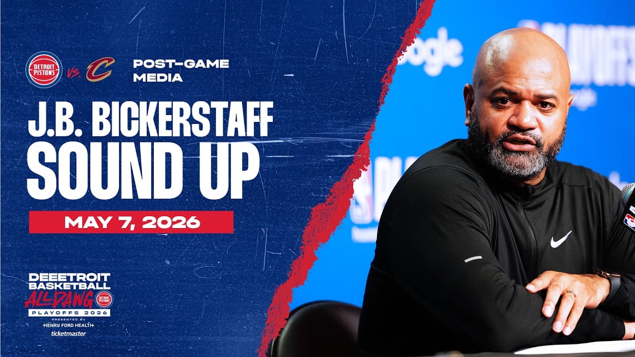 Game 2 Round 2: Post-Game Press Conference: J.B. Bickerstaff | Pistons vs. Cavs | 05.07.26