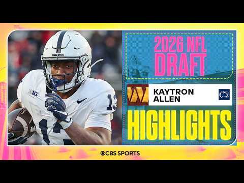 Kaytron Allen Penn State Highlights | Drafted No. 187 to the Commanders
