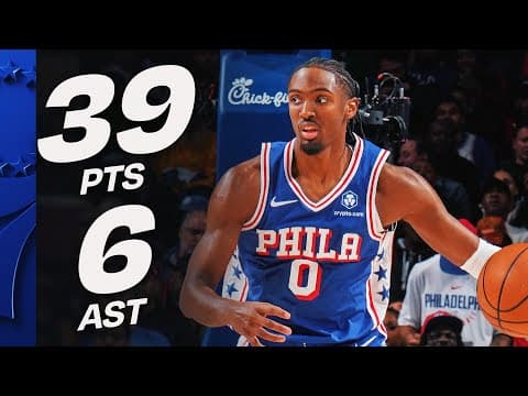 Tyrese Maxey WAS LIGHTS OUT vs Clippers | November 17, 2025