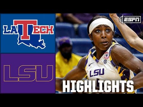 Louisiana Tech Lady Techsters vs. LSU Tigers | Full Game Highlights | ESPN College Basketball