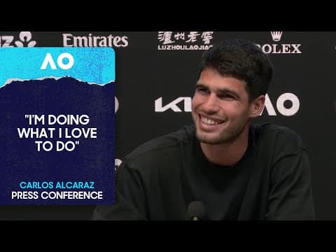 Carlos Alcaraz Press Conference | Australian Open 2026 Second Round