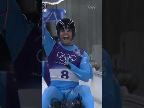 What a day for Team Italy! 🥇🇮🇹 #Olympics #WinterOlympics #Luge